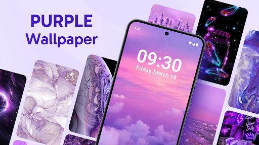 Purple Wallpapers: Backgrounds ekran görüntüsü