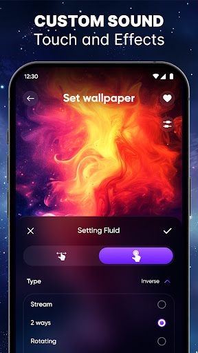 Fluid Magic: 4D Live Wallpaper ekran görüntüsü