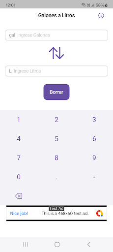 Galones a Litros ekran görüntüsü