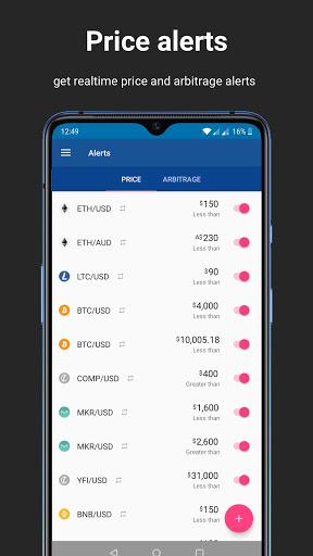 ACrypto Bitcoin Price Tracker ekran görüntüsü