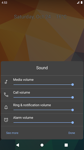 Sound Quick Settings ekran görüntüsü