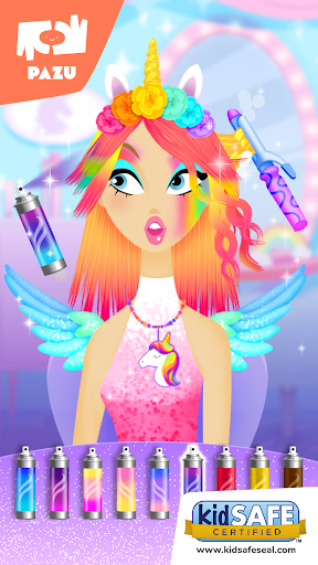 Girls Hair Salon Unicorn ekran görüntüsü