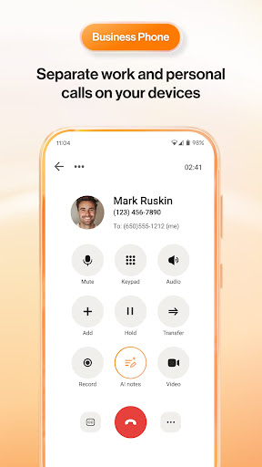 RingCentral ekran görüntüsü