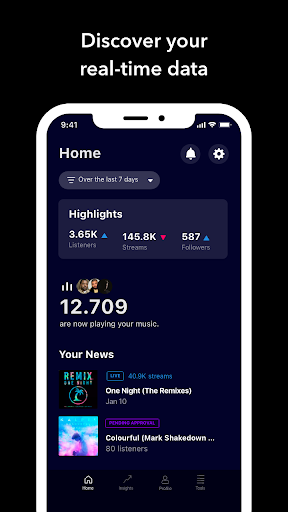 Anghami for Artists ekran görüntüsü