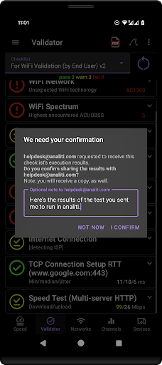 analiti - Speed & WiFi ekran görüntüsü