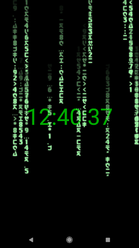 Matrix Clock ekran görüntüsü