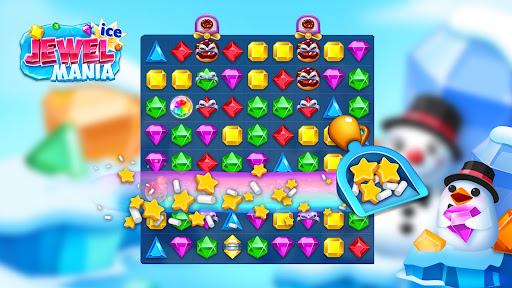 Jewel Ice Mania:Match 3 Puzzle ekran görüntüsü