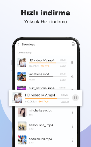 Fiery Browser - Fast & Private ekran görüntüsü