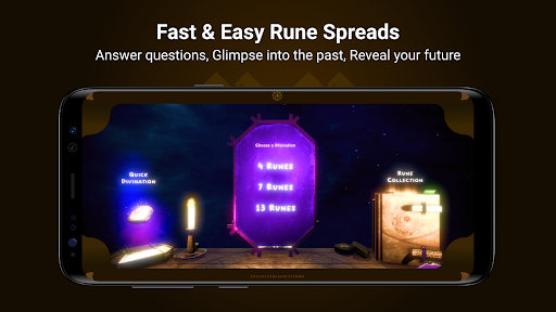 Runes Divination 3D ekran görüntüsü
