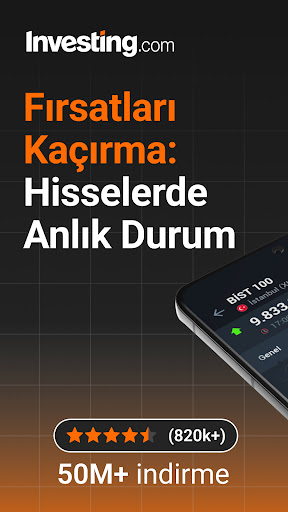 Investing.com: Borsa & Yatırım ekran görüntüsü