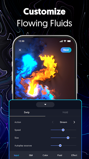 Fluid Wallpaper: Magic Fluids ekran görüntüsü