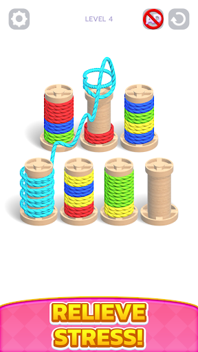 Rope Color Match 3D ekran görüntüsü