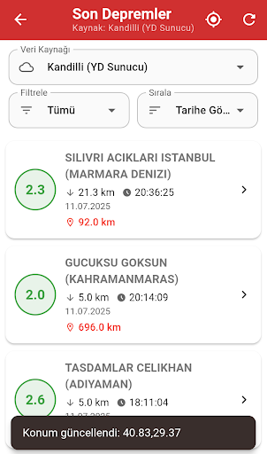 Acil İletişim & Afet Bilgi ekran görüntüsü