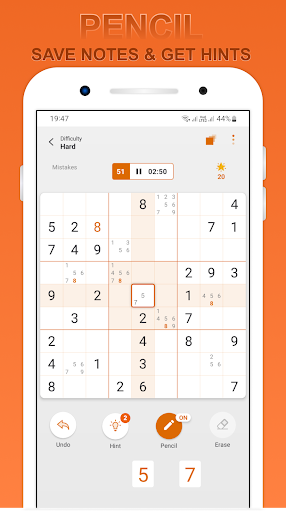 Sudoku Sequence Math Puzzles ekran görüntüsü