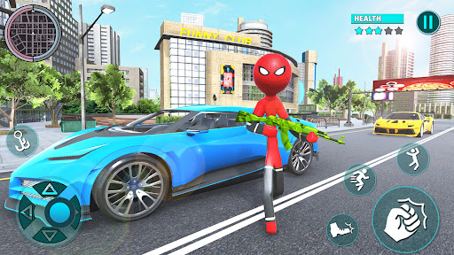 Rope Hero Spider Stickman War ekran görüntüsü