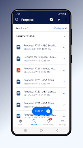 M-Files for BlackBerry ekran görüntüsü