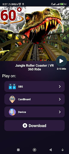 PlayVR: 360 Video Player ekran görüntüsü