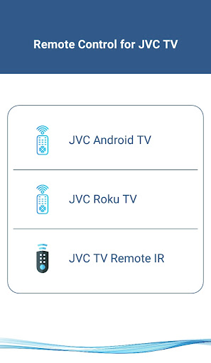JVC Smart TV Remote ekran görüntüsü