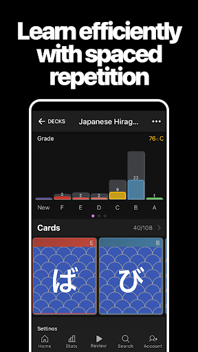 AlgoApp - Flashcards ekran görüntüsü