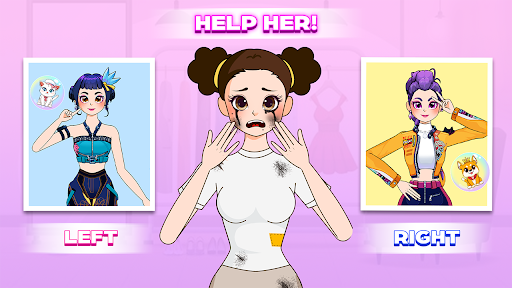 Left or Right: Star Girl Style ekran görüntüsü