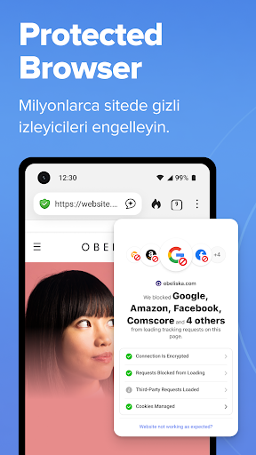 DuckDuckGo, Duck.ai, & VPN ekran görüntüsü