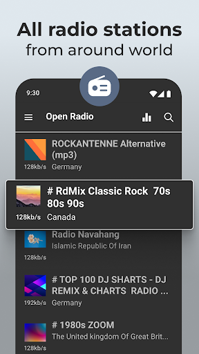 Open Radio - Online FM Radio ekran görüntüsü