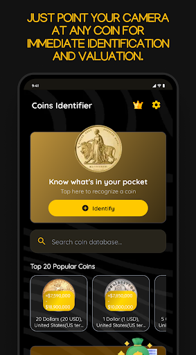 Coin Identifier: Coin ID ekran görüntüsü