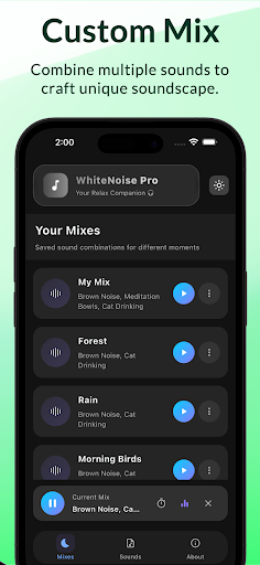 White Noise Pro : Sleep Sounds ekran görüntüsü