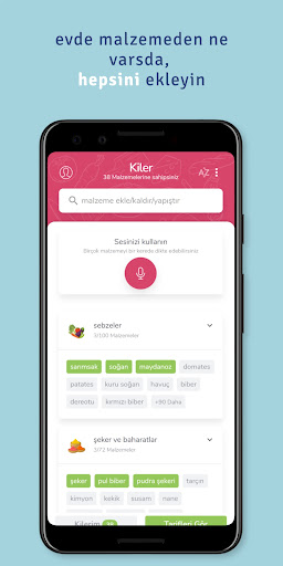 SuperCook -Tarif Eşleştirici ekran görüntüsü