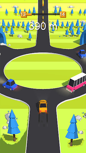 Traffic Car Run 2D : Car games ekran görüntüsü