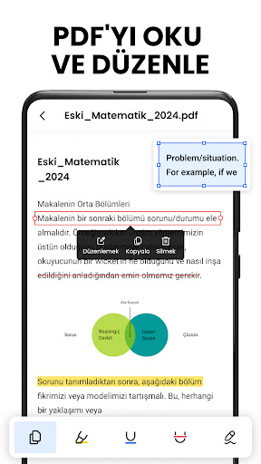 PDF OKUYUCU - PDF'İ GÖRÜNTÜLE ekran görüntüsü