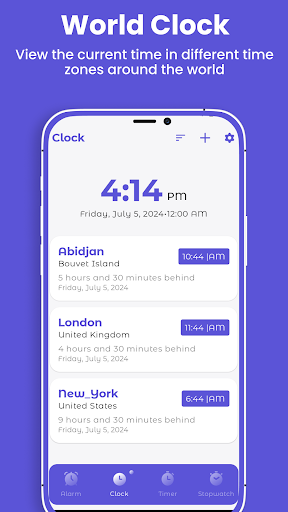Alarm Clock App ekran görüntüsü