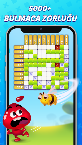 Nonogram Crossing Logic Puzzle ekran görüntüsü