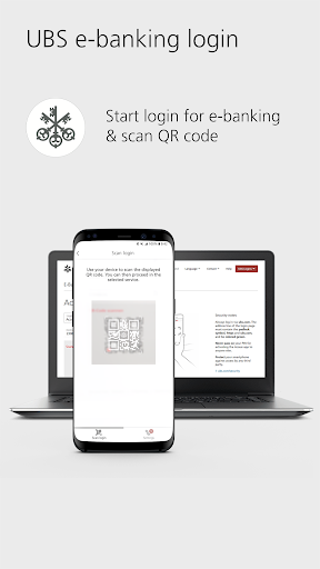 UBS Access: Secure login ekran görüntüsü