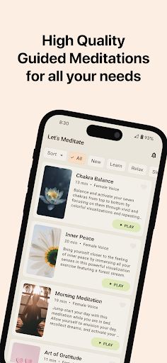 Let's Meditate: Relax & Sleep ekran görüntüsü
