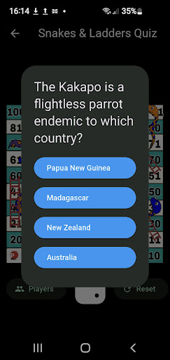 Snakes & Ladders Quiz ekran görüntüsü