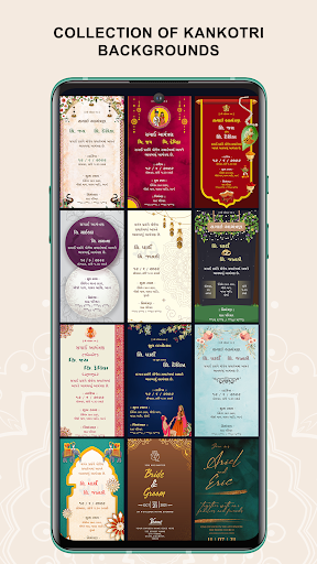Gujarati Engagement Card Maker ekran görüntüsü