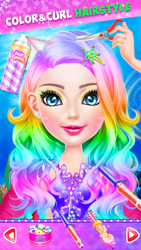 Mermaid Hairs Artist Makeover ekran görüntüsü