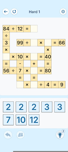 Maths Puzzle - CrossMaths ekran görüntüsü