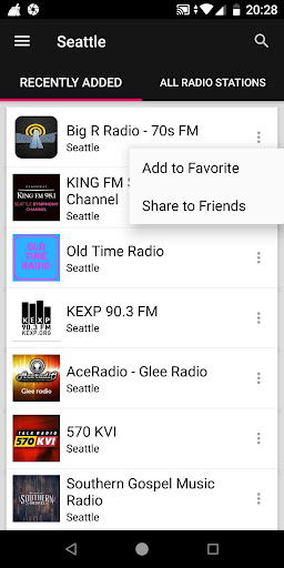 Seattle Radio Stations - USA ekran görüntüsü