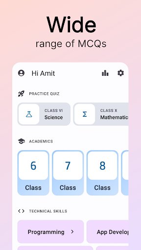 MCQ Practice App - SabQuiz ekran görüntüsü