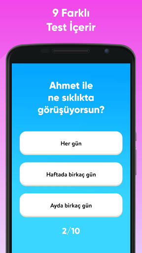 BFF Arkadaşlık Testi ekran görüntüsü