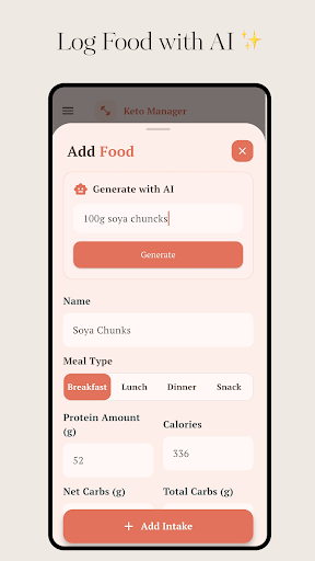 Keto Diet Track - Carb Manager ekran görüntüsü