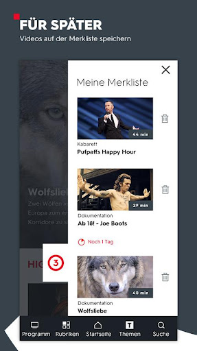 3sat-Mediathek ekran görüntüsü