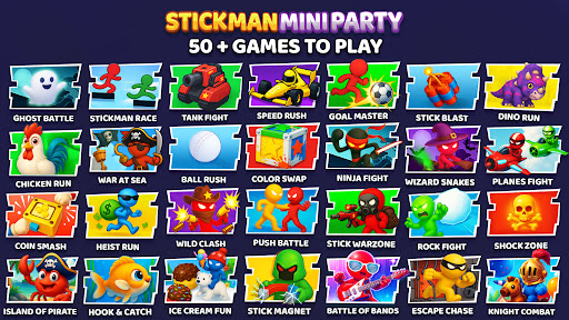 Stick Fun Party: Mini Games ekran görüntüsü