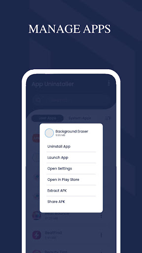 Easy delete - App uninstaller ekran görüntüsü