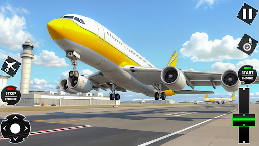 Airplane Simulator 3D Plane ekran görüntüsü