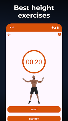 Height Increase Exercise GROW ekran görüntüsü