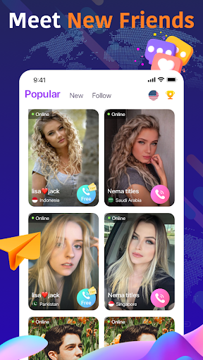 Olamet - Video Chat Online ekran görüntüsü