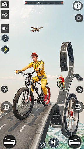 BMX Cycle Stunt Game 3D ekran görüntüsü